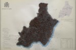 Cartografía Almeria - 2015 - lana de acero sobre papel - 33 x 46,5 cm.