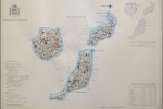 Cartografía Las Palmas - 2015 - cristales sobre papel - 33 x 46,5 cm.